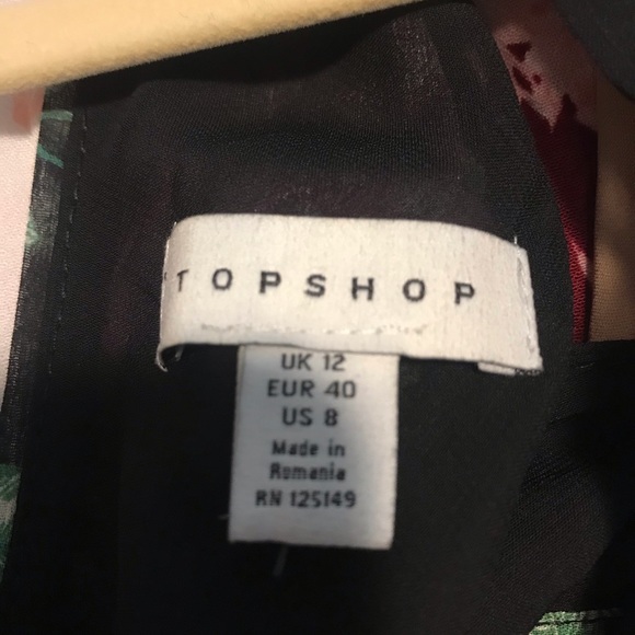 Topshop Freida Floral Pinafore Maxi Dress tiered - Picture 11 of 12